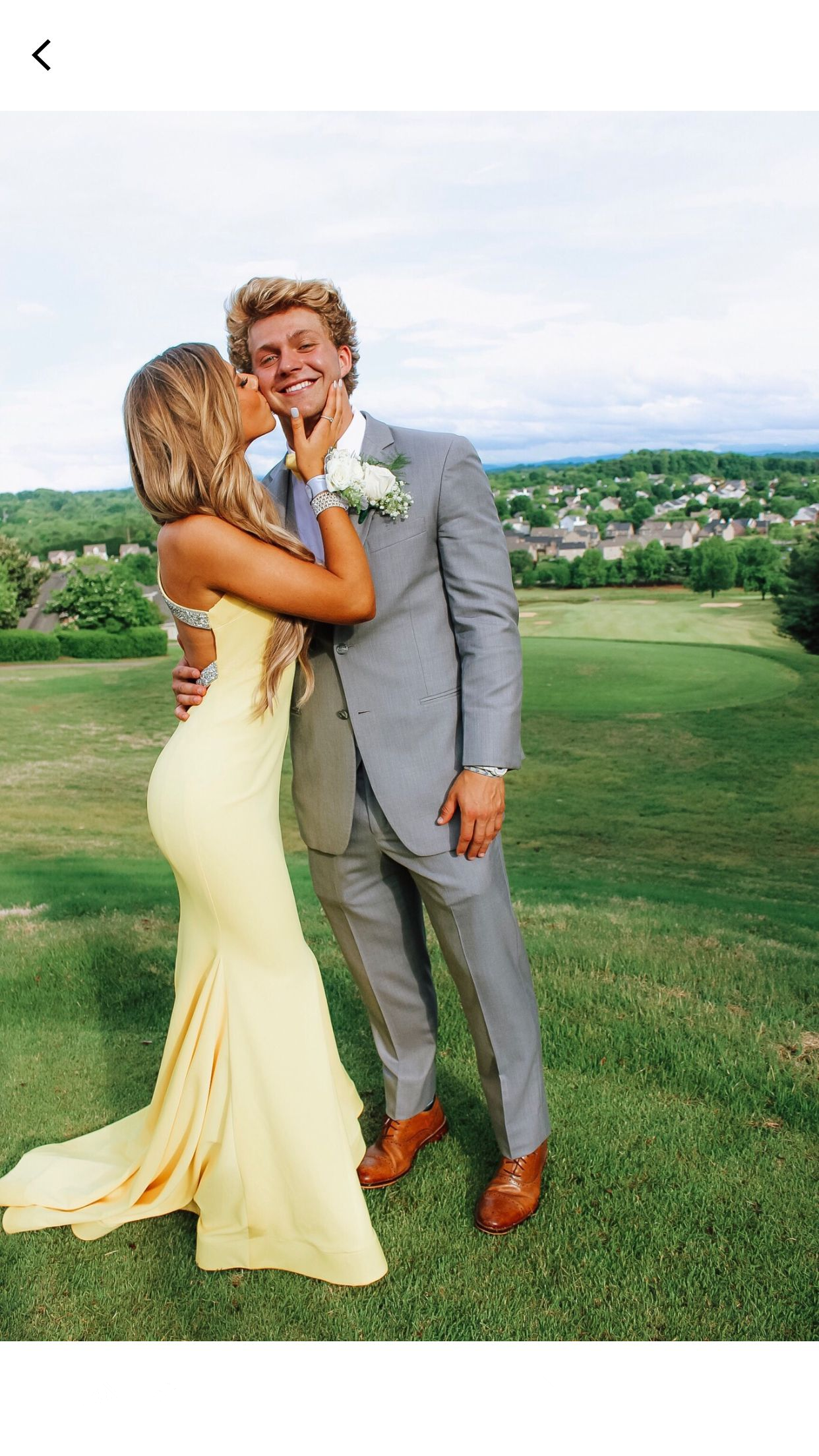 Elegant Light Yellow Mermaid Prom Dress With Train Light Yellow Evening Dress Y5319