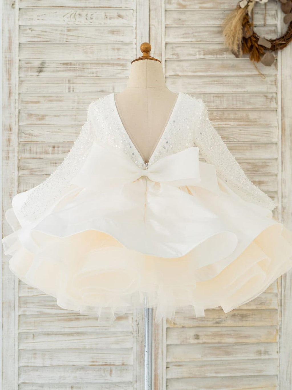 Duchesse-Linie/Princess-Linie Pailletten Tüll Kurz/Mini Kleid 