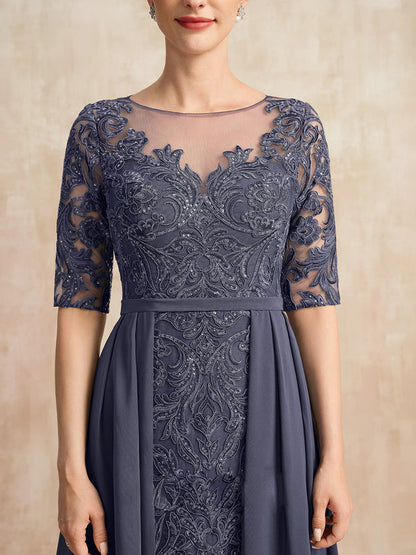Chiffon Lace Maxi Dress