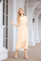 Vestido formal de fiesta Sunnderly de dos piezas, corte A, para madre de la novia, SY28072 