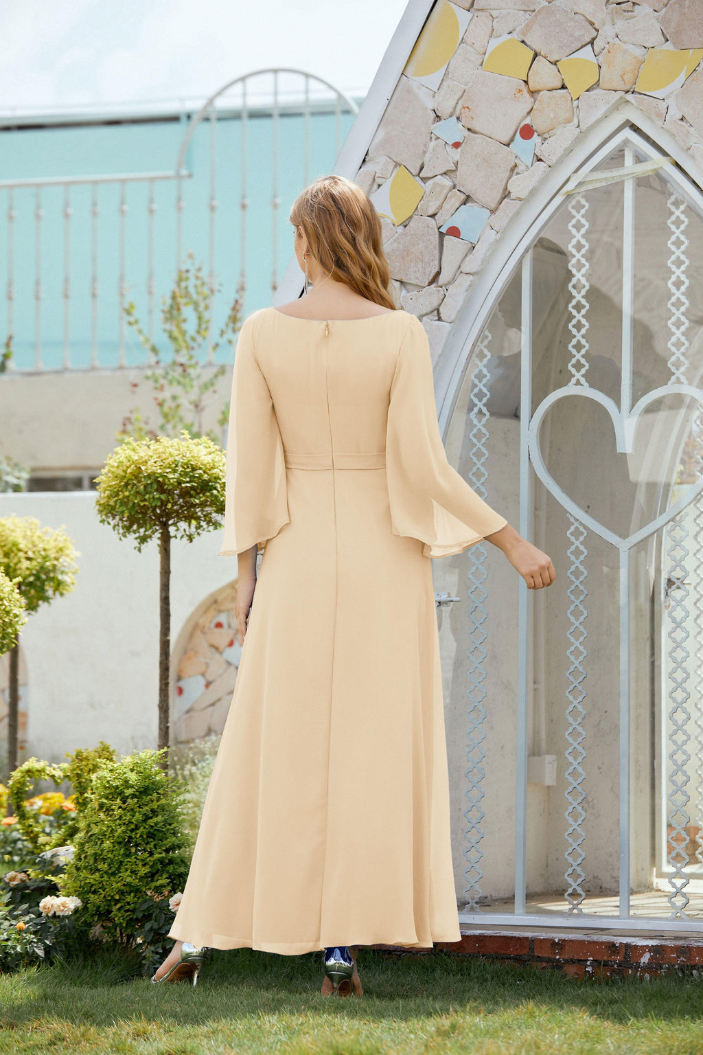 Vestidos de noche formales para madre de la novia, de Sunnderly, para invitada de boda, SY28012 