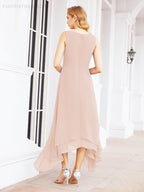 Vestido formal de fiesta Sunnderly de dos piezas, corte A, para madre de la novia, SY28073 