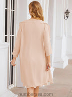 Vestidos de madre de la novia Sunnderly, vestido de fiesta, vestido plisado informal SY28065 