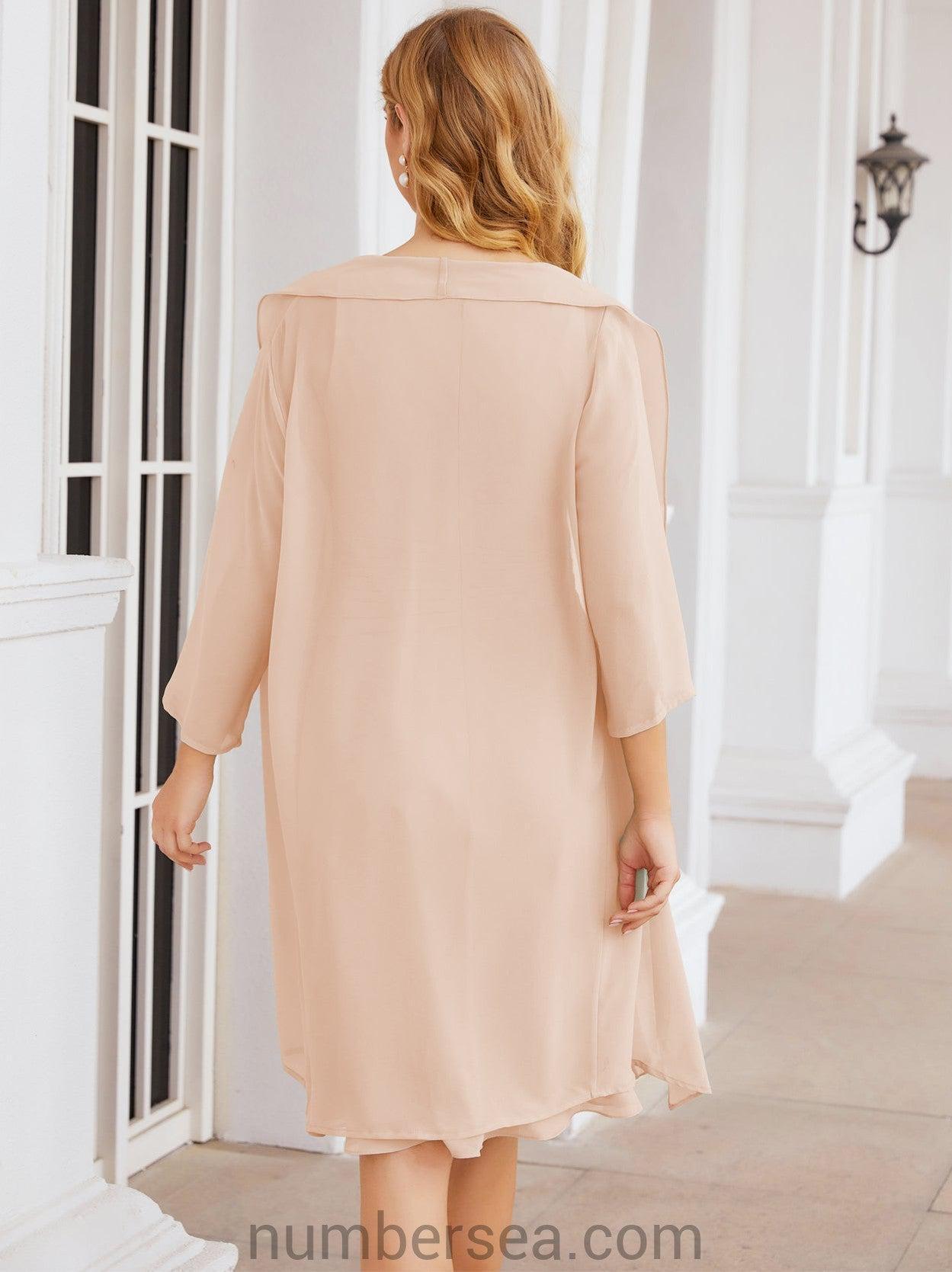 Vestidos de madre de la novia Sunnderly, vestido de fiesta, vestido plisado informal SY28065 