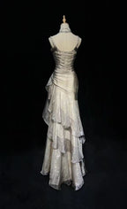 Elegant Layered A Line Evening Dress Long Prom Dress Y7776