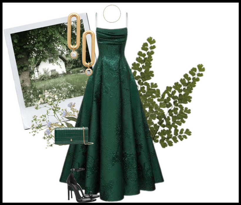 Smaragdgrünes A-Linie Spaghettiträger Ballkleid, Schickes Abendkleid Y1799