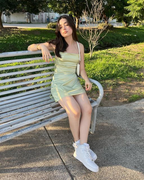 Vestido de fiesta de primavera con corte en A y sin mangas, estilo homecoming, Y6916