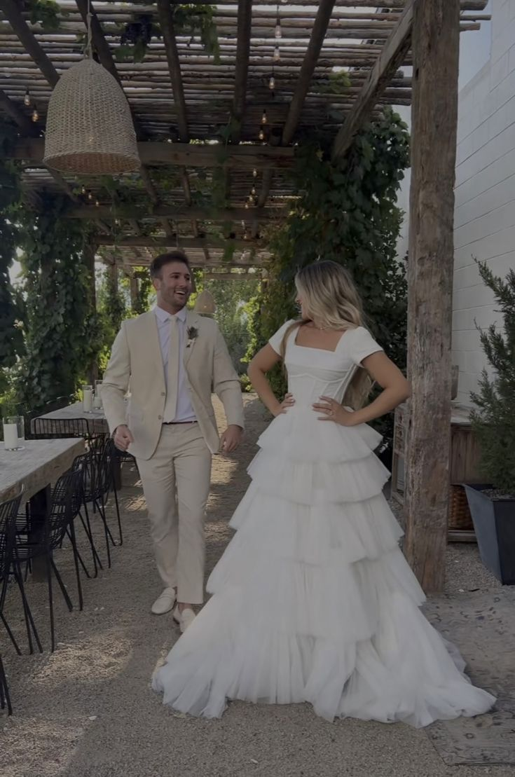 Vestido de novia elegante de tul escalonado, vestido de novia vintage Y4266