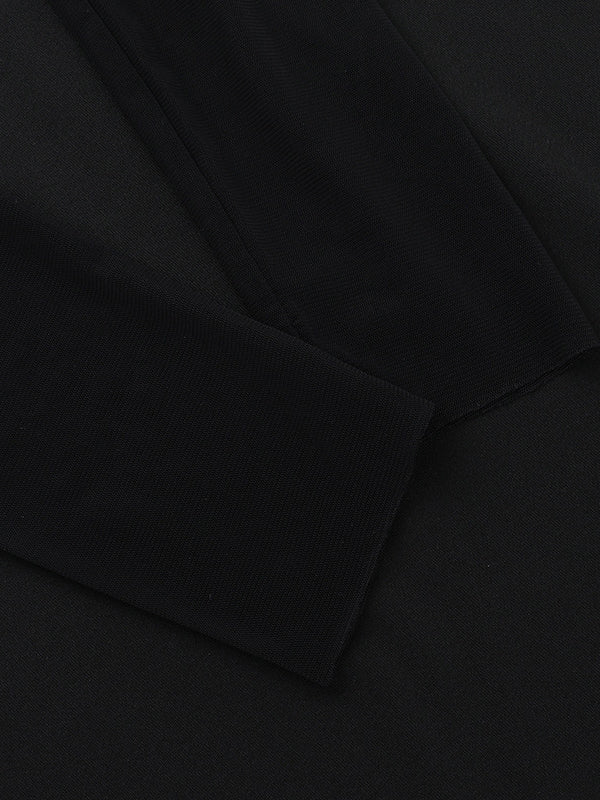 Long Sleeves Skinny Pleated See-Through Solid Color Split-Joint Off-The-Shoulder Evening Dresses Maxi Dresses