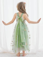 Vestido de tul con corte en A y largo hasta los tobillos (2003227711)
