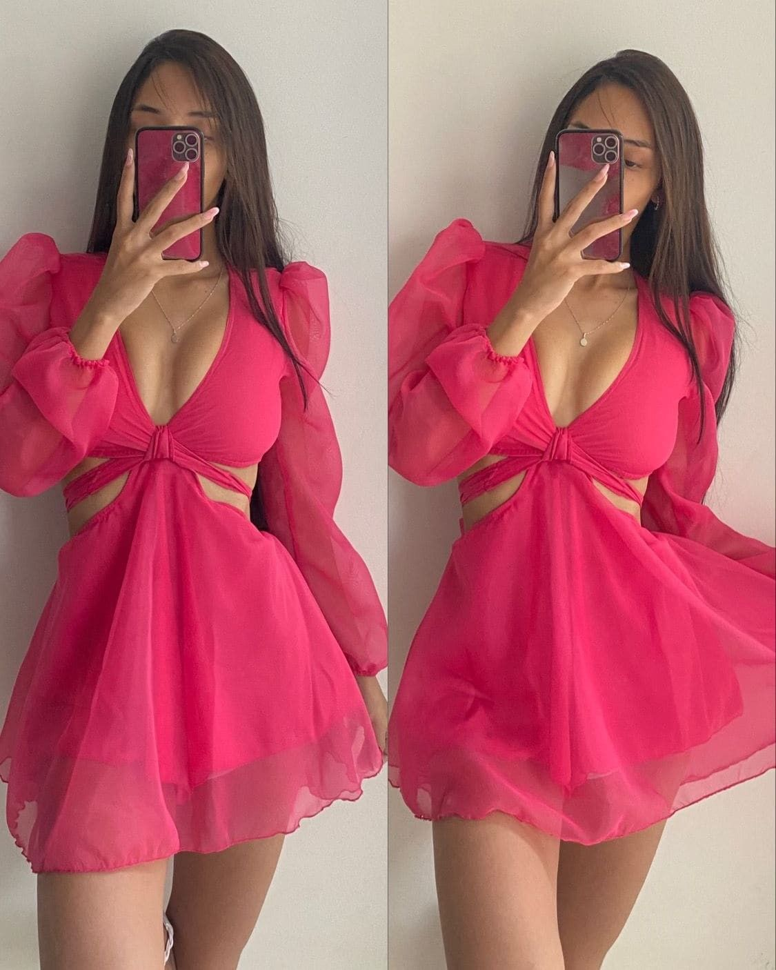 A-Linien-Kleid mit tiefem Ausschnitt und ausgeschnittener Taille, sexy Homecoming-Kleid Y2135