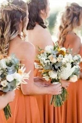 Halter Neck Bridesmaid Dress SCB44