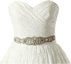 A-Linie Herzausschnitt Elegante Brautkleider Trägerloses Brautkleid WD719