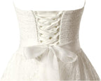 A-Linie Herzausschnitt Elegante Brautkleider Trägerloses Brautkleid WD719