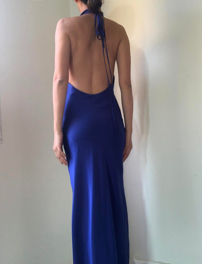 Hayleigh Mulberry Silk Dress Gown
