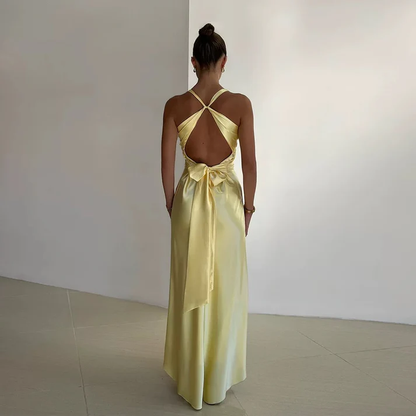 Sexy V-Ausschnitt Rückenfreies Langes Ballkleid Grünes Abendkleid Y7973