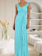 Vestido de malla plisada con escote corazón y corte en A color champán