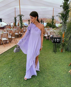 Vestido de fiesta lila, vestido de noche, vestido de fiesta Y4744