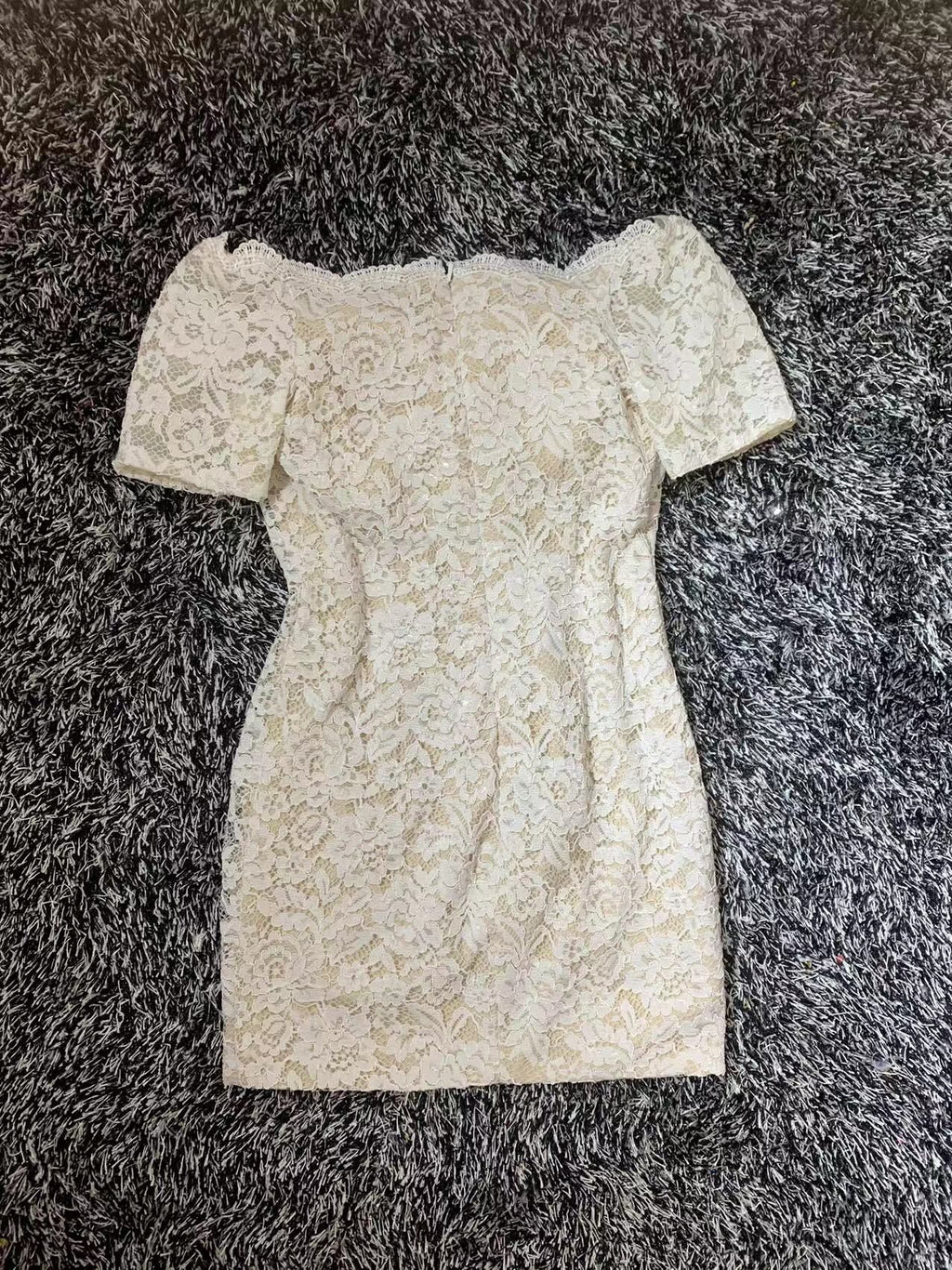 Schulterfreies Homecoming-Kleid aus Spitze, bezauberndes Homecoming-Kleid S3269