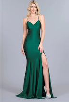 Bodycon Maxi Dress Open Back Bridesmaid Dresses SCB22