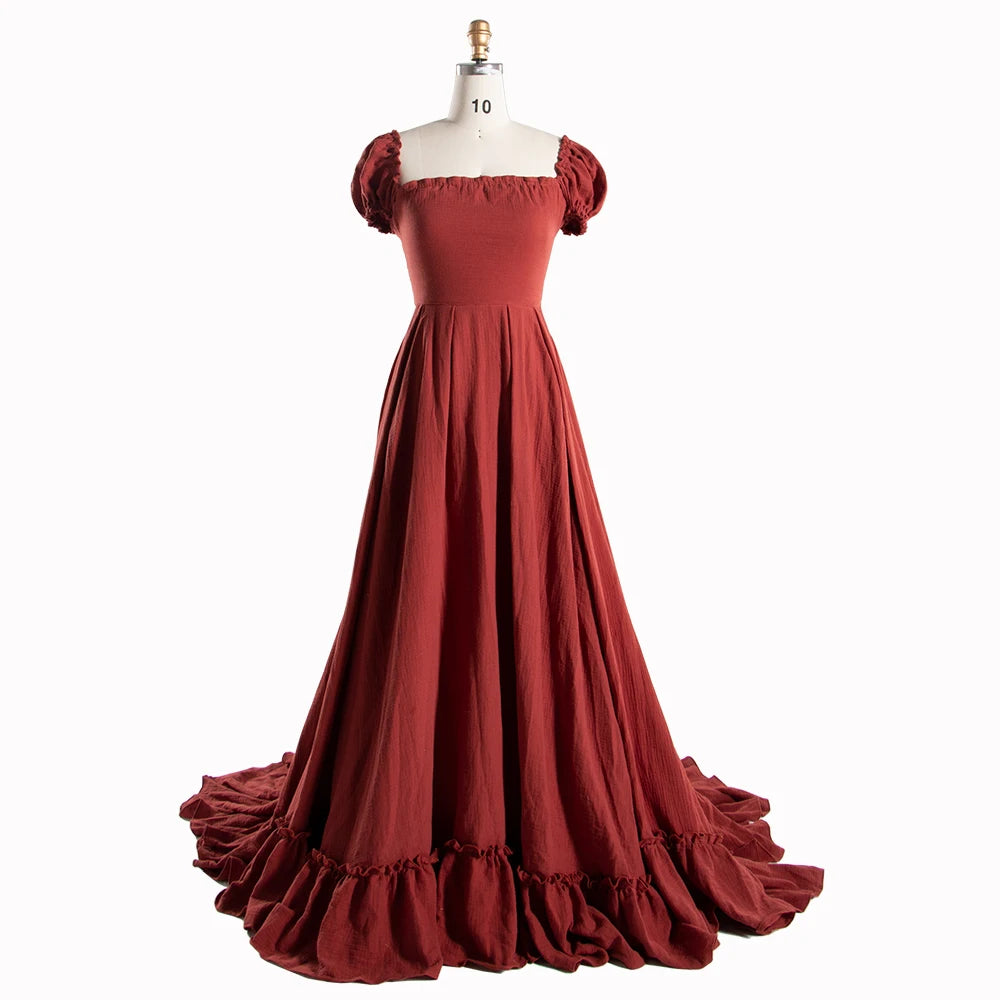 Boho Beach Dress for Photo Shoot Photography Props Dress Custom Colors Maternity Dresses Photoshoot SY231127