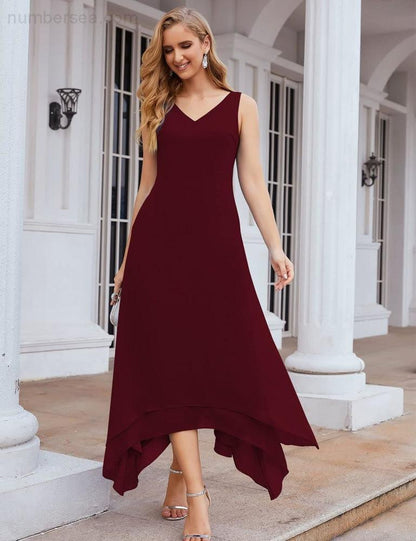 Sunnderly Chiffon Plus Size Mother of Bride Dresses with Jacket Formal Dresses for Wedding SY28073