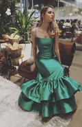 Neu kommen grünes Abendkleid Abendkleid Lange Ballkleider Y5455