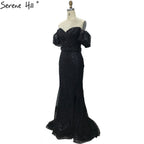 Champagner Kurzen Ärmeln Sexy Elegante Cocktail Kleid Meerjungfrau Split Cocktail Party Kleider 2025 LA70736S 