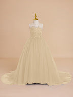 Duchesse-Linie/Princess-Linie Tüll Sweep/Pinsel zug Blumenmädchenkleid 
