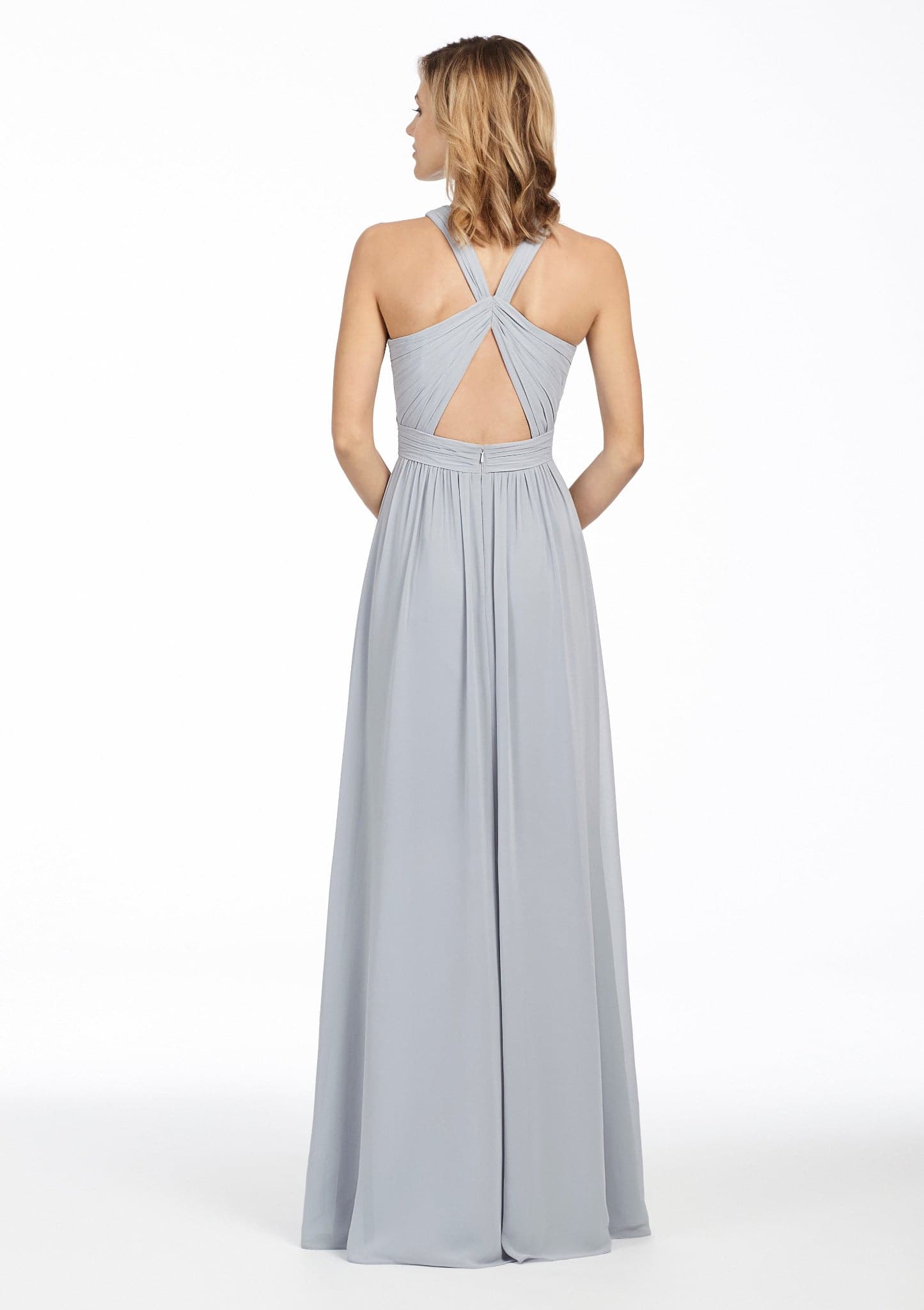 Chiffon Pleated Bridesmaid Dresses SCB2