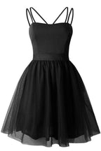 Vestido de fiesta corto de tul con escote corazón, color rosa, PD445