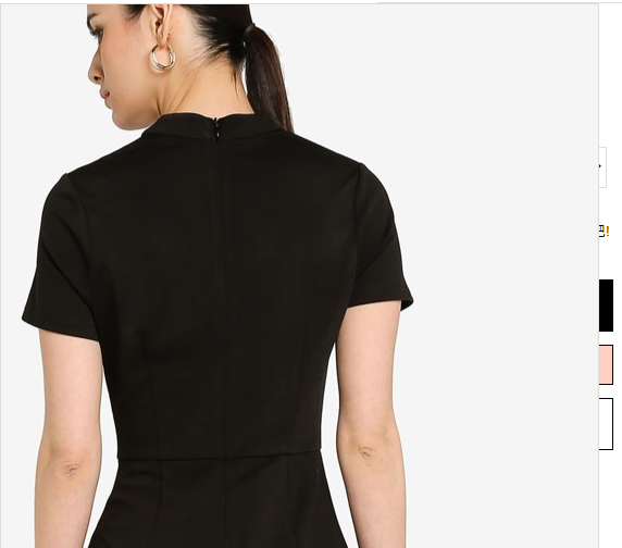 Elegant Little Black Homecoming Dress With Ruffles S4203