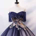 Vestido de tul con encaje floral y cuentas ombré, vestido de quinceañera, vestido de gala Y1935