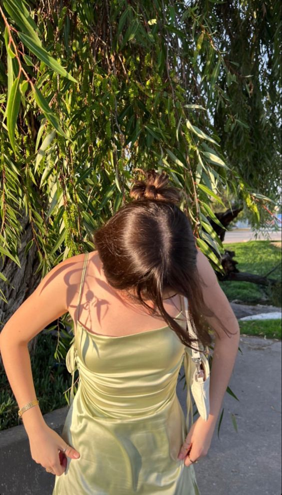 Vestido de fiesta de primavera con corte en A y sin mangas, estilo homecoming, Y6916