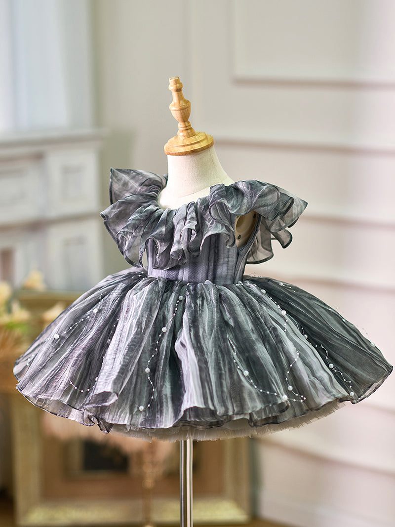 Vestido de fiesta de princesa para niña de primer cumpleaños