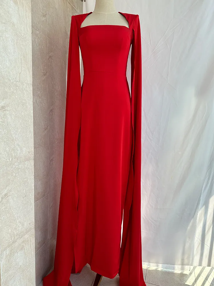 Party Abendkleider Frauen Casual Trägerlosen Rot Bankett Maxi Hochzeit Kleider für Weibliche Y4991