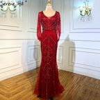 Vestidos de noche sexys color nude gris de Dubái 2025, sin mangas, con cristales, chal de hilo, formales, LA70382 