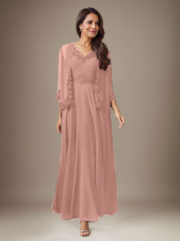 Vestido de gasa con lentejuelas en color ciruela