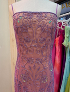 Lujoso vestido de noche de sirena con tirantes finos de tul Y8137
