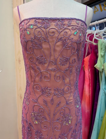 Lujoso vestido de noche de sirena con tirantes finos de tul Y8137