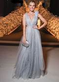 Luxuriöses Tüll-Hochzeits-Partykleid für Frauen mit offenem Rücken, Abendkleid Y5357