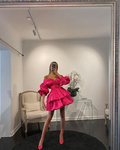 A-Linie Homecoming-Kleid, Charmantes Partykleid Y2374