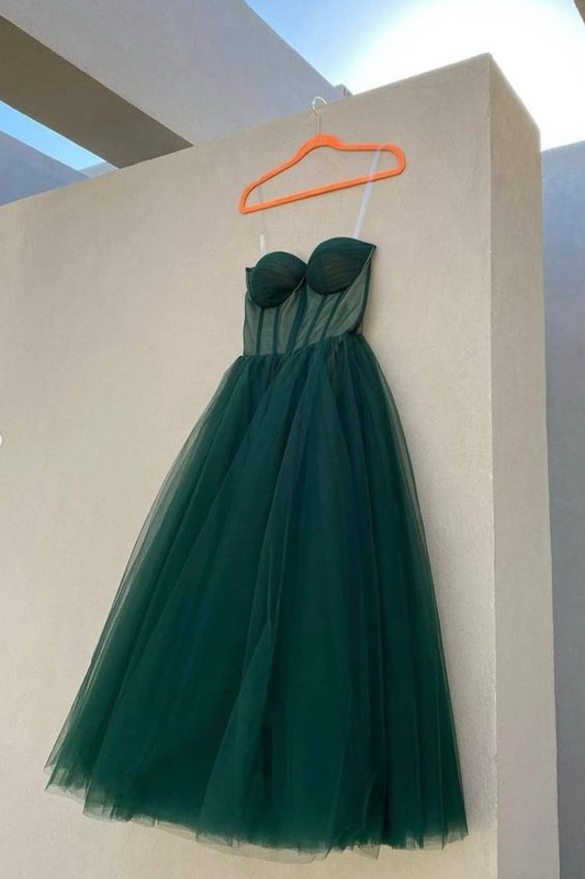 Tulle Short Prom Dresses Lovely Spaghetti Straps Evening Dresses Y4471