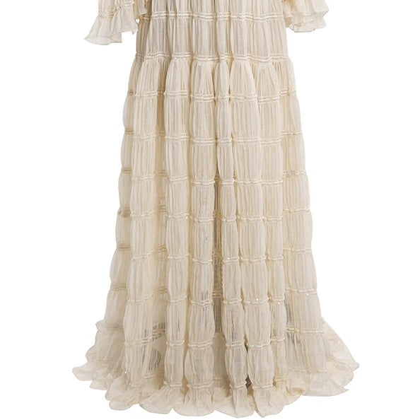 Elegantes Umstandskleid mit verstellbaren Schultern für Babypartys, seitlicher Schlitz, Boho-Strandkleid, ausgefallene Kleider für Fotoshootings, Sunnderly 