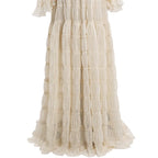 Elegantes Umstandskleid mit verstellbaren Schultern für Babypartys, seitlicher Schlitz, Boho-Strandkleid, ausgefallene Kleider für Fotoshootings, Sunnderly 