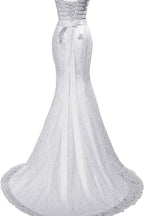 Elegant Mermaid Wedding Dresses Sweetheart Wedding Gowns WD720