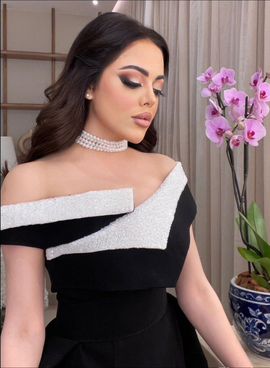 Neue A-Linie Schwarze Arabien Dubai Abendkleider Schulterfrei Abschlussball Partykleider Schlitz Seitlich Elegantes Kleid für formelle Anlässe Y4689