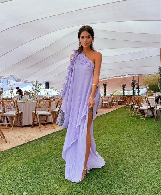 Vestido de fiesta lila, vestido de noche, vestido de fiesta Y4744