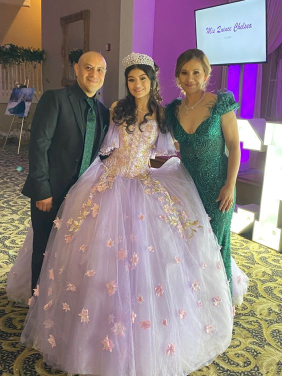 Atemberaubendes Ballkleid mit Tüllapplikationen, Prinzessinnenkleid, Sweet 16-Kleid Y6758