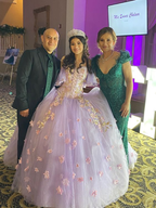 Atemberaubendes Ballkleid mit Tüllapplikationen, Prinzessinnenkleid, Sweet 16-Kleid Y6758
